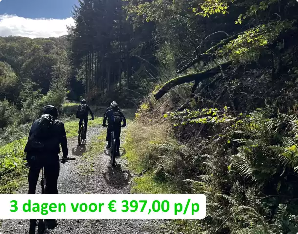 3 dagen volledig verzorgd fietsen voor €397,00 per persoon