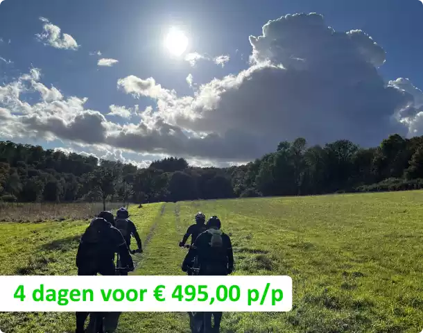 4 dagen volledig verzorgd fietsen voor €495,00 per persoon